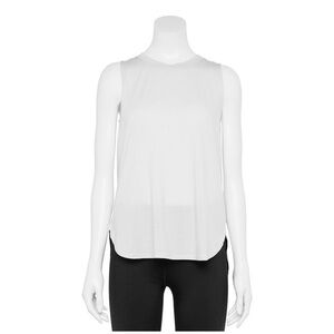 White Women's Workout Top
